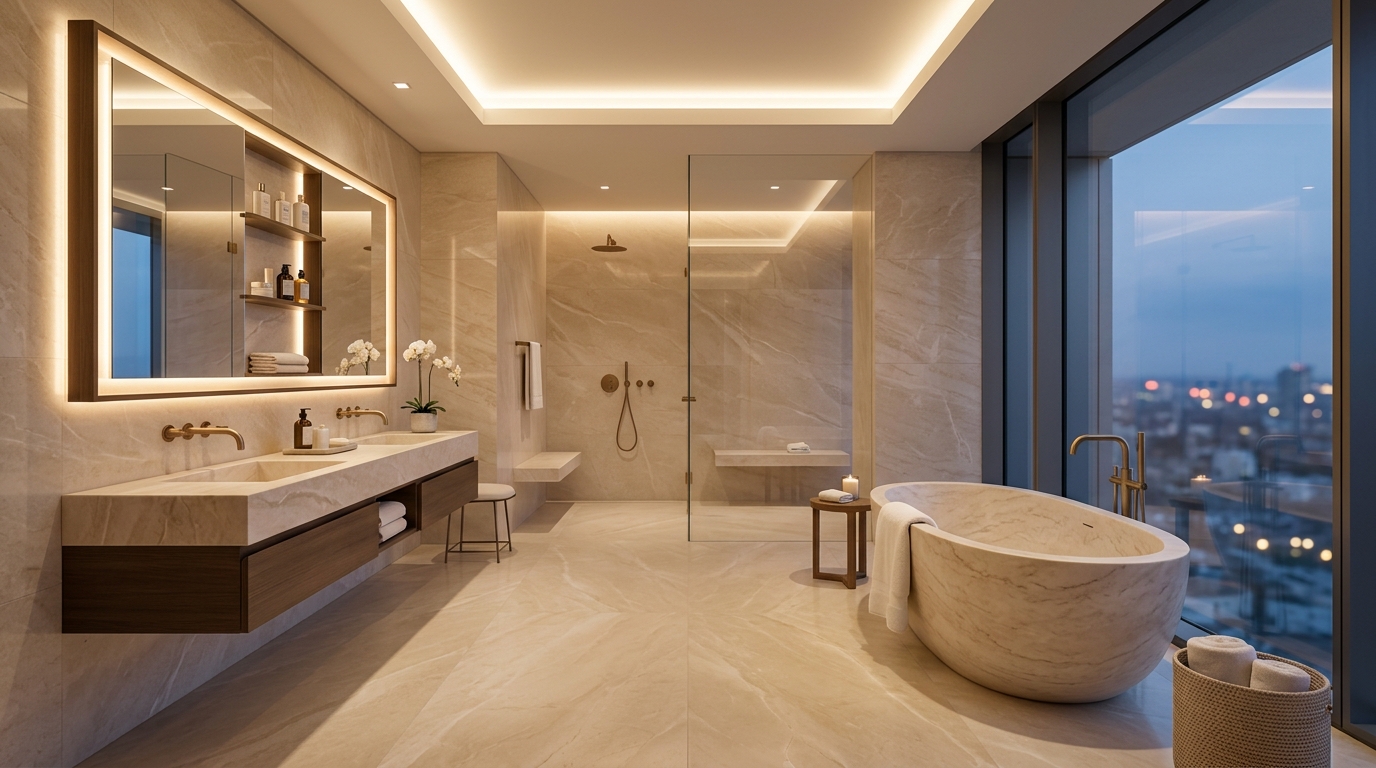 Master Spa ve Banyo Mermer Kaplama